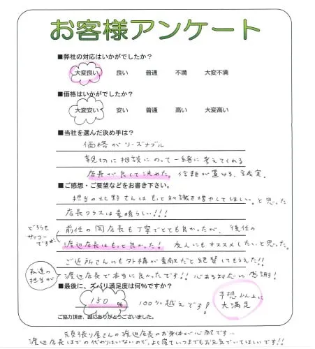 お客様の声