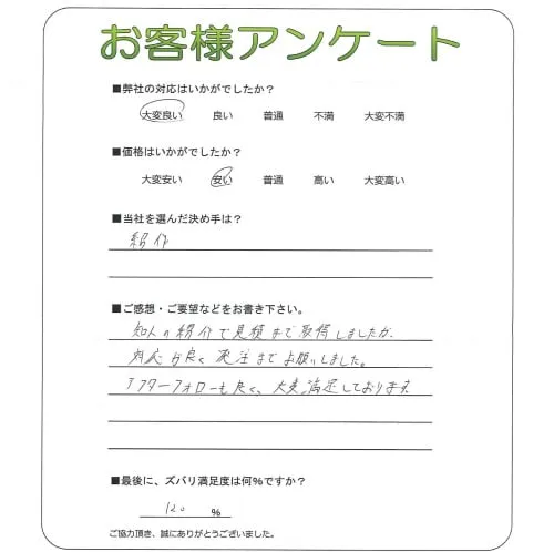 お客様の声