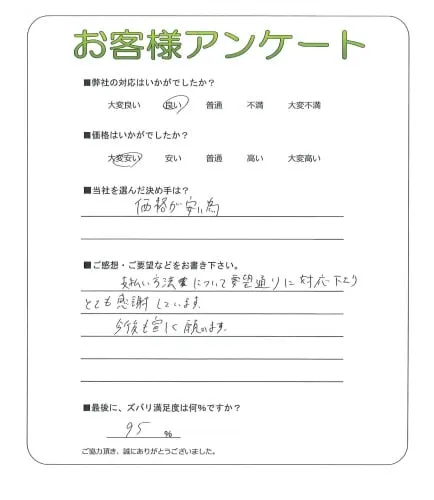 お客様の声