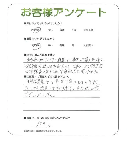 お客様の声