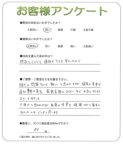 お客様の声