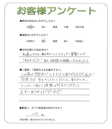 お客様の声