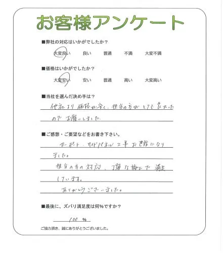 お客様の声