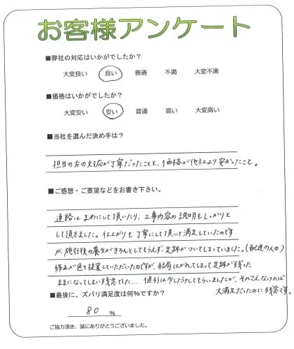 お客様の声