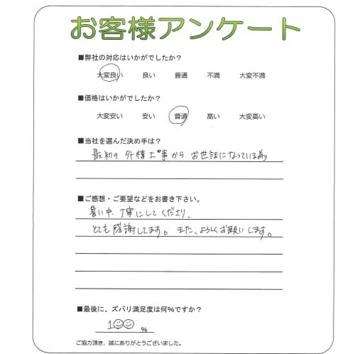 お客様の声
