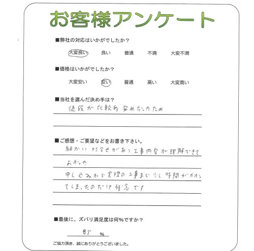 お客様の声
