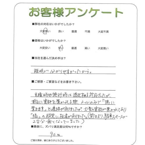 お客様の声