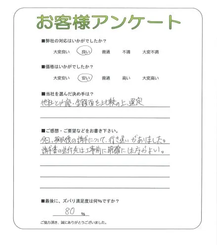お客様の声