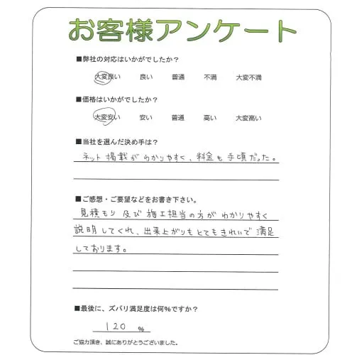 お客様の声