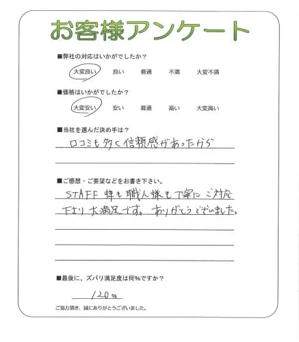 お客様の声