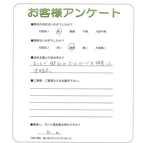 お客様の声