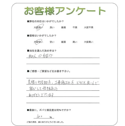 お客様の声