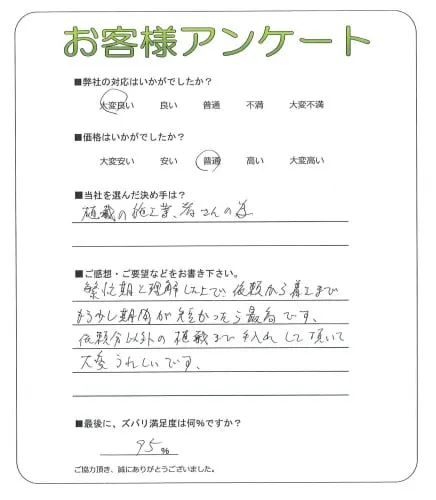 お客様の声