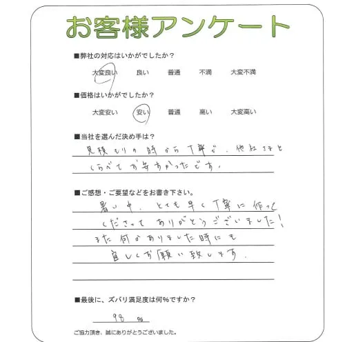 お客様の声