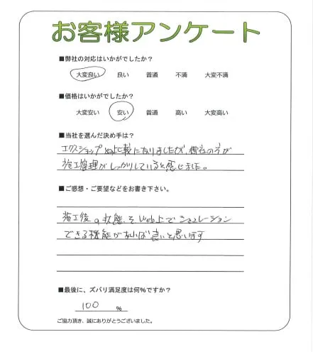 お客様の声