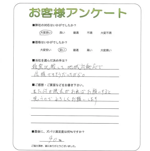お客様の声