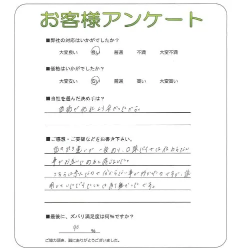 お客様の声