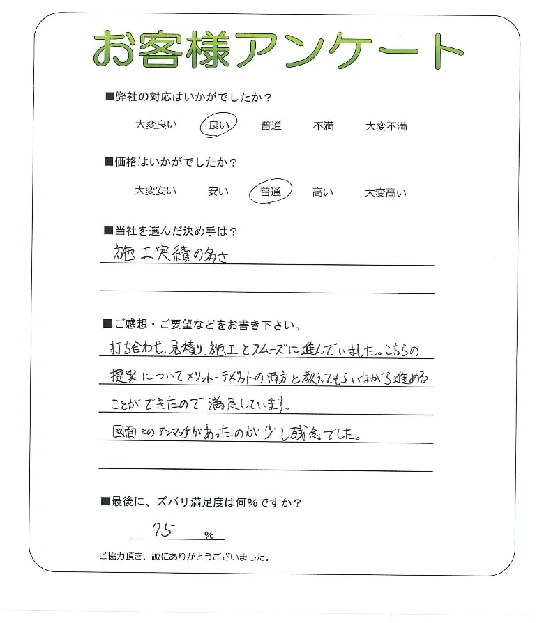 お客様の声