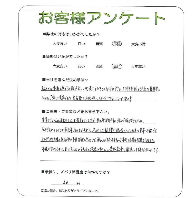 お客様の声
