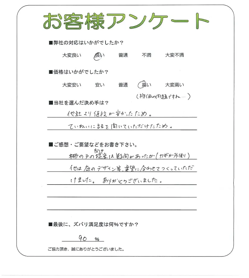 お客様の声