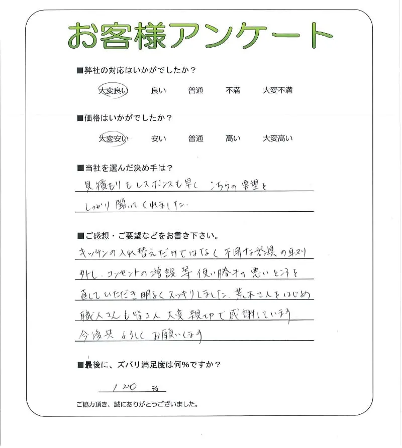 お客様の声