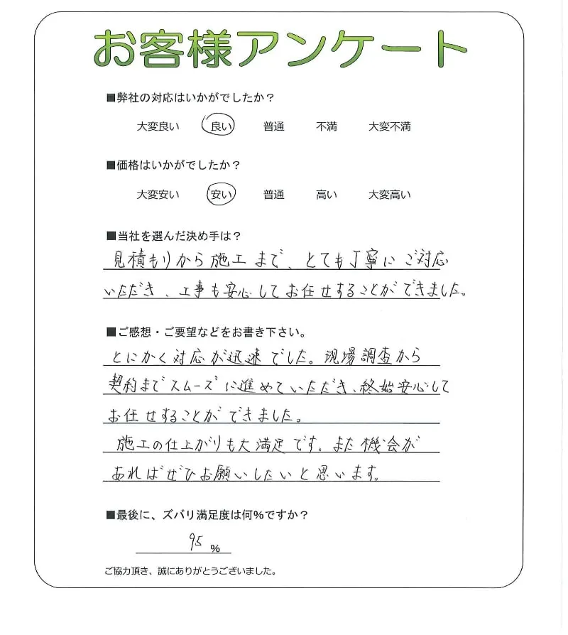 お客様の声