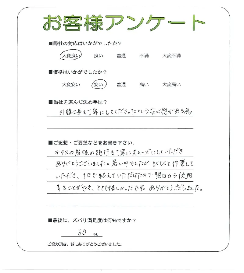 お客様の声