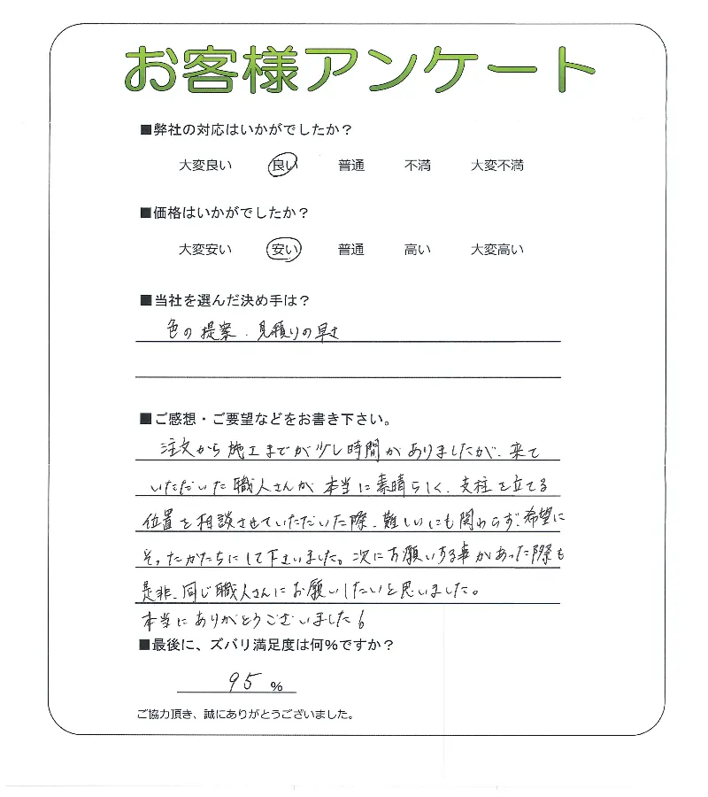 お客様の声