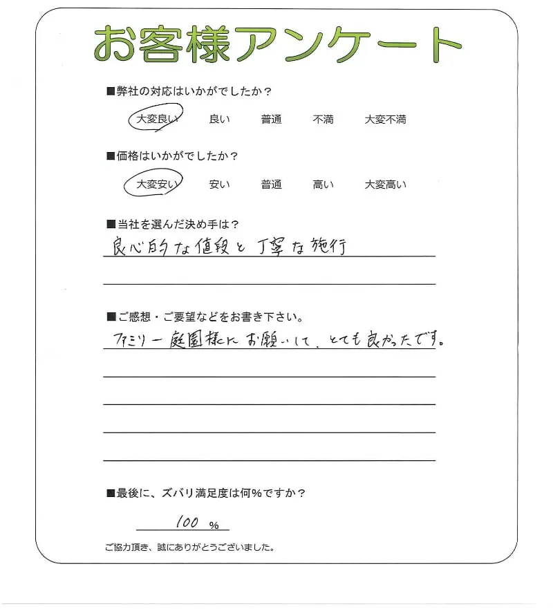 お客様の声
