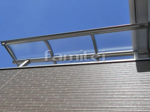 ベランダ屋根 YKKAP ヴェクターテラス屋根(ベクター) 2階用 R型アール屋根