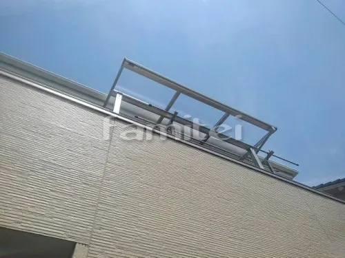 ベランダ屋根 フラットテラス屋根 2階用 F型