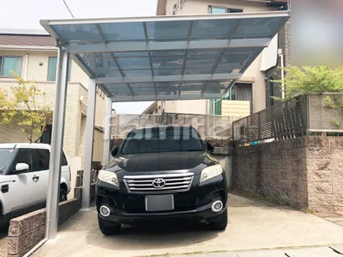 カーポート 三協アルミ セルフィ 1台用(単棟) F型フラット屋根