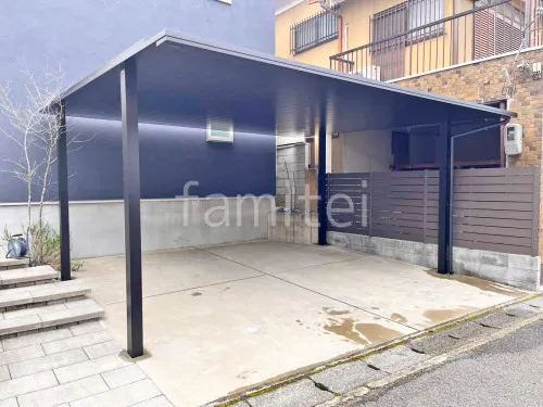 柱色 ブラック 屋根色 ブラック