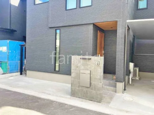 新築シンプル オープン外構