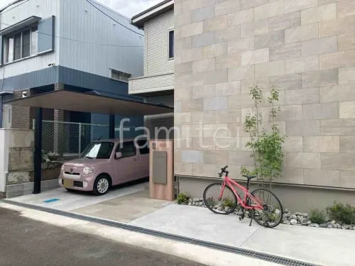 新築ナチュラル オープン外構