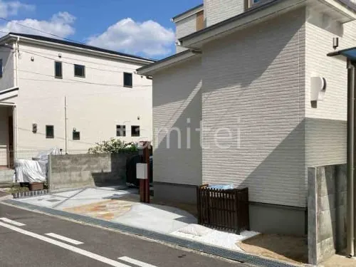新築ナチュラル オープン外構