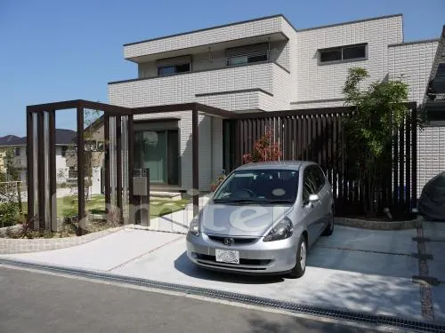 プラスG外構 機能門柱 TOEX ウィルモダン