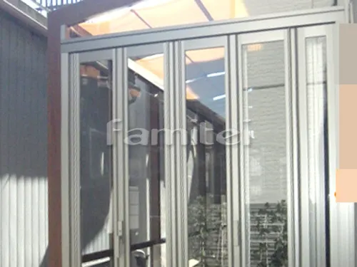 木製調ガーデンルーム LIXILリクシル ココマ サンルーム 内部日よけ 収納網戸