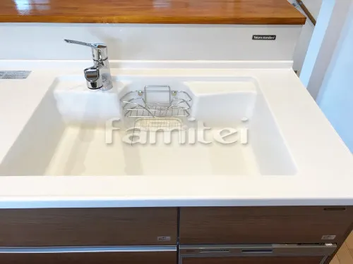 アクリル人造大理石シンク ハンドシャワー水栓 KM5021TTK