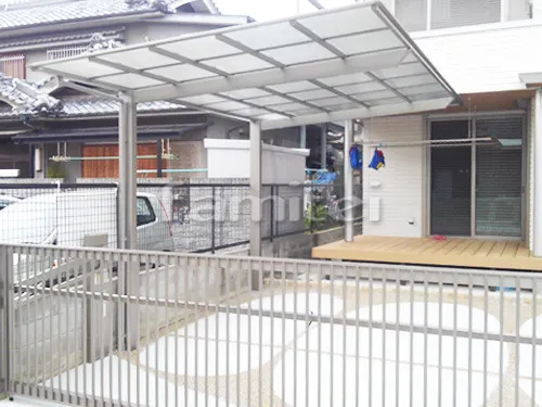 カーポート LIXILリクシル ネスカF 1台用(単棟) F型フラット屋根