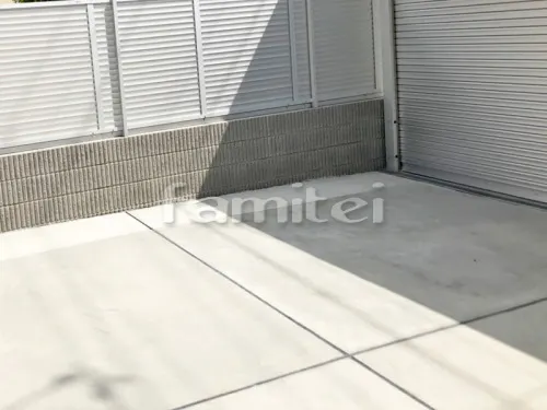 駐車場ガレージ床 土間コンクリート 伸縮目地