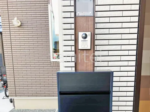 機能門柱 三協アルミ 木製調ファノーバ