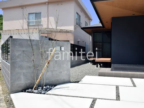 玄関アプローチ 土間コンクリート