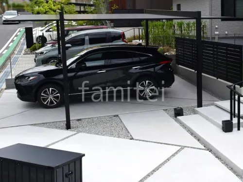 柱色 ブラック 屋根色 ブラック