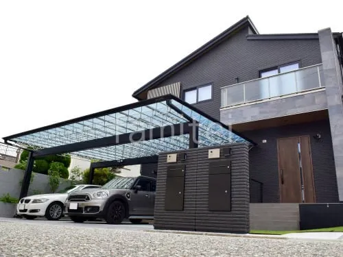 新築ハイクラス オープン外構