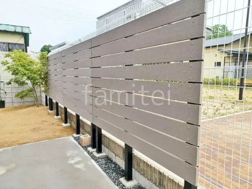 目隠しフェンス塀 土新建材 エコモックフェンス