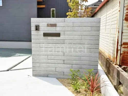 化粧ブロック門柱 東洋工業 モデリート 郵便受けポスト YKKAP エクステリアポストG3型