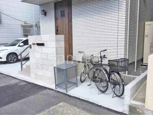 新築シンプル オープン外構