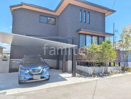 新築シンプル オープン外構