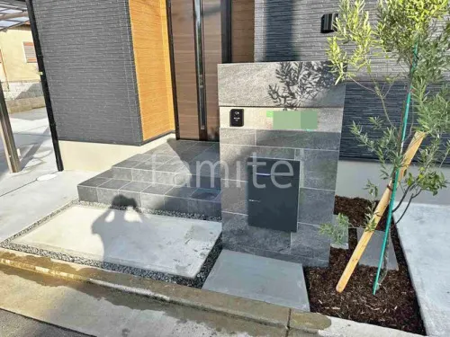 門柱 壁タイル貼り ニッタイ ローク 宅配ボックス ユニソン ヴィコDB100